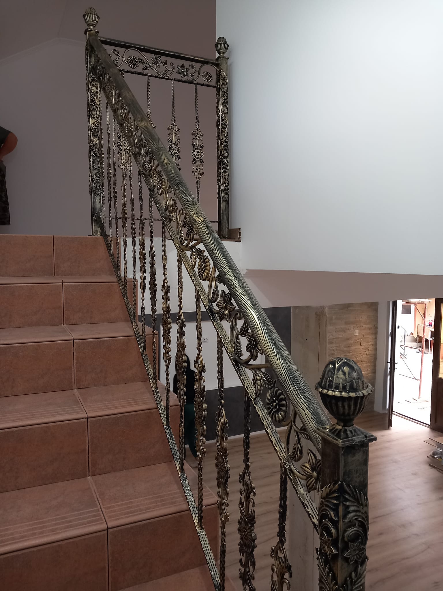 producator fier forjat casa interior scara balustrada ornament targoviste romania dan