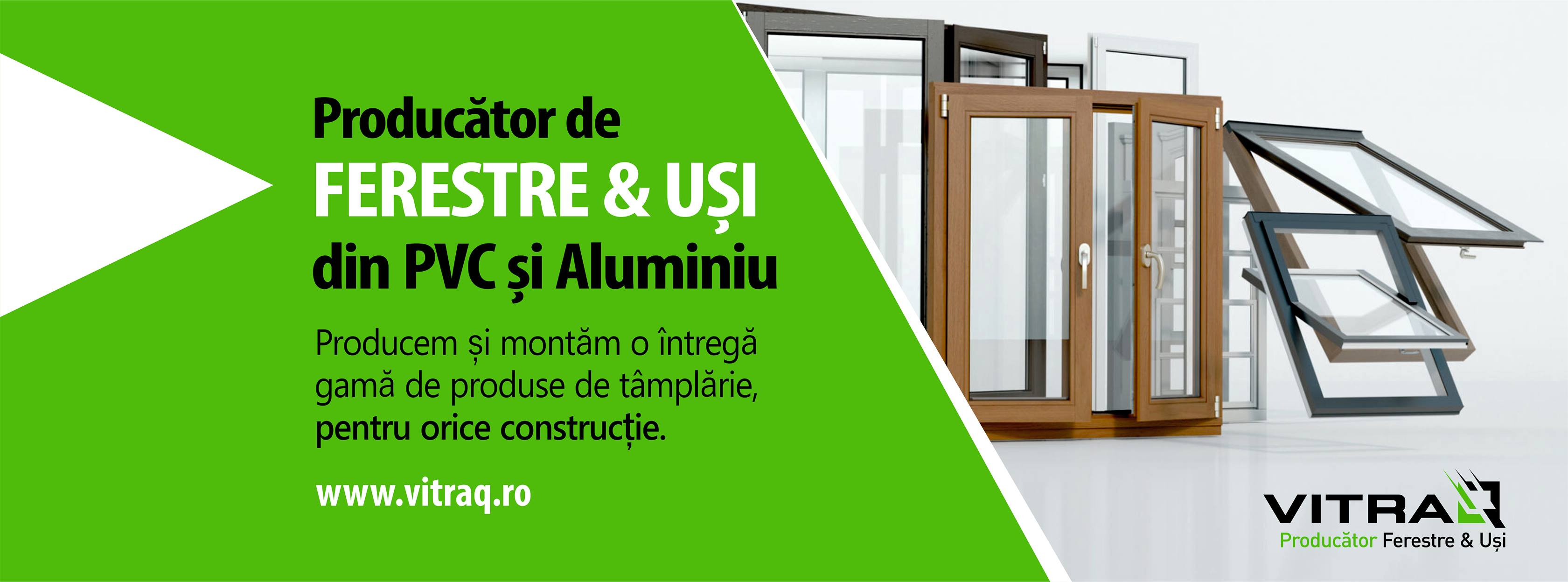 reclama logo producator exportator ferestre usi pvc aluminiu Romania